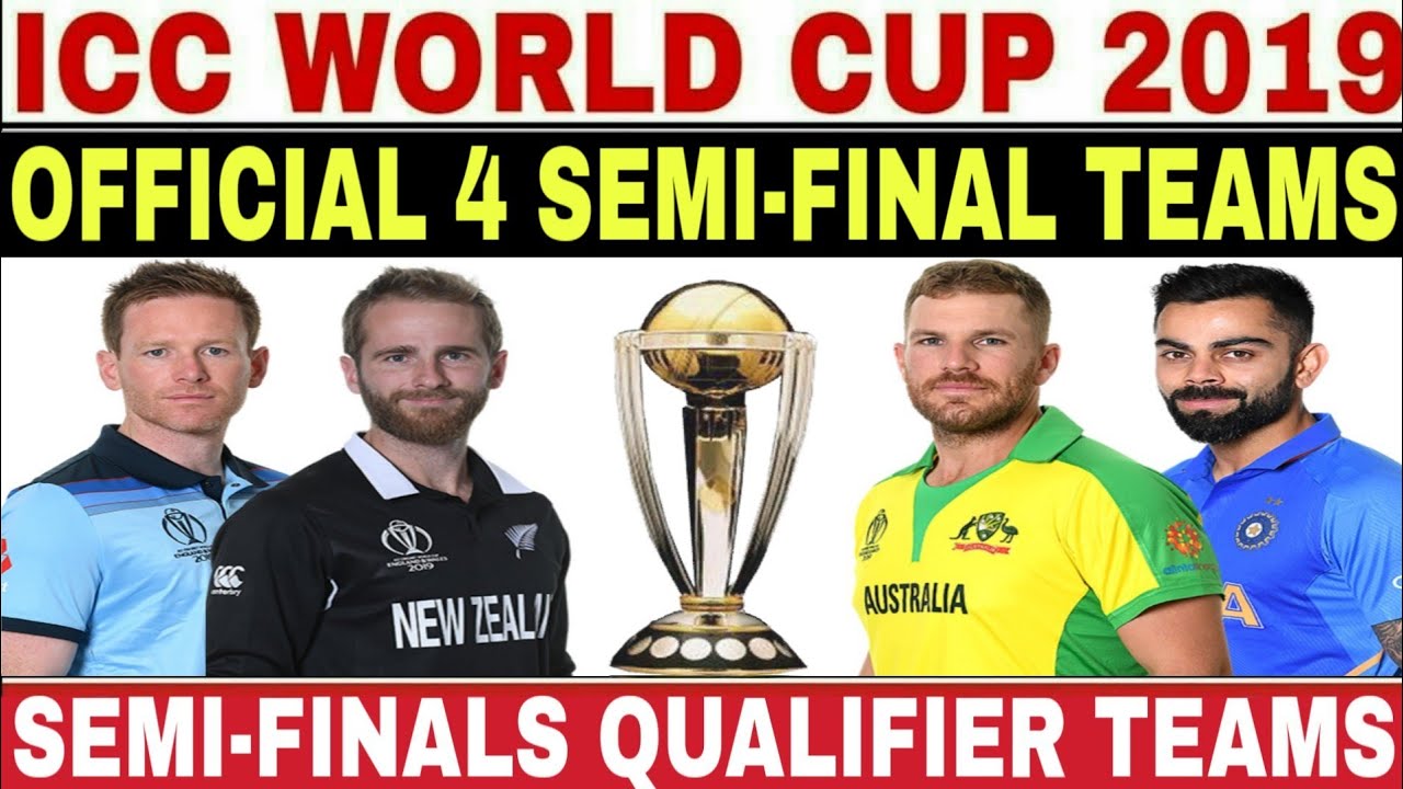 ICC World Cup 2019 Semi-Final-teams