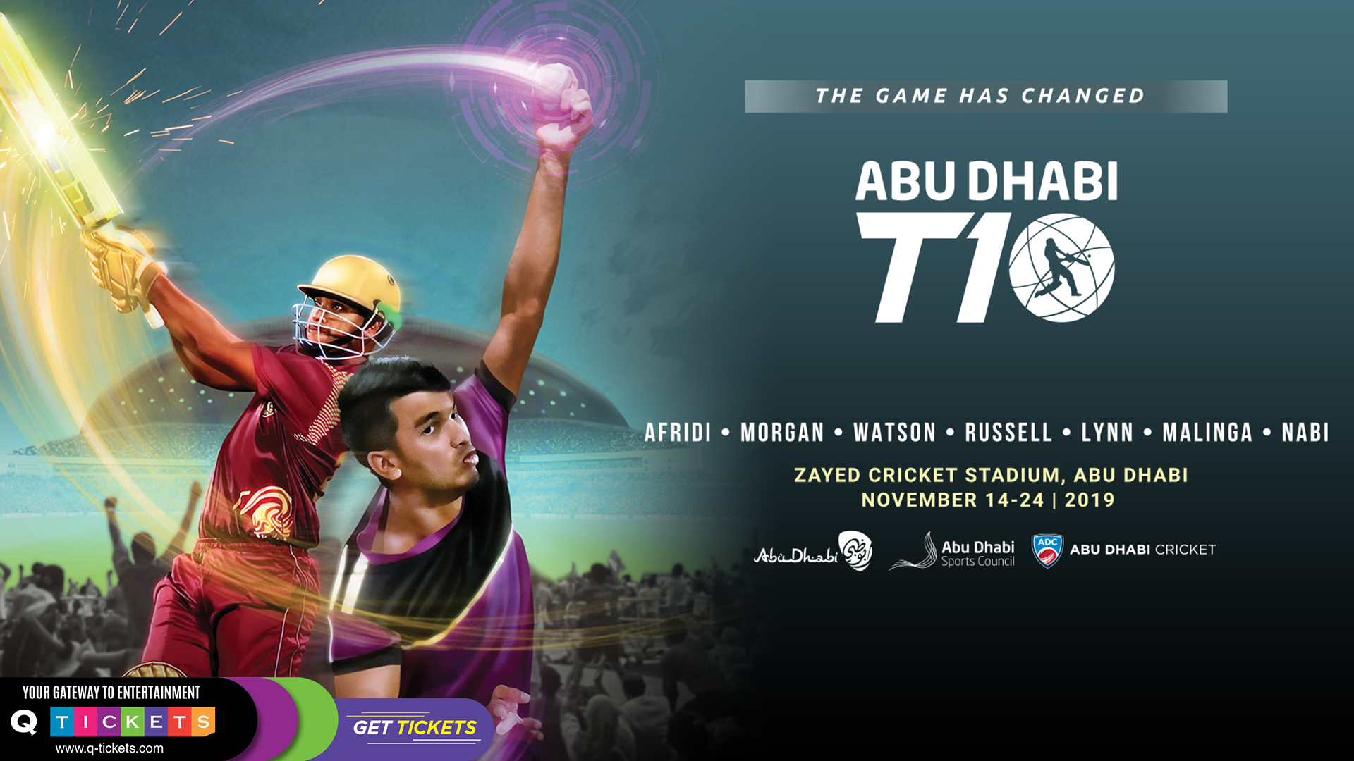 Abu Dhabi T10 Cricket League 2019 Teams and their full squads