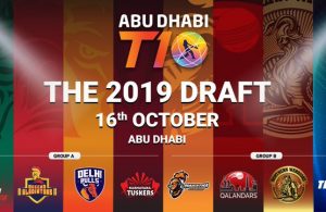 Abu Dhabi T10 League 2019 Players Draft | Draft of T10 League 2019