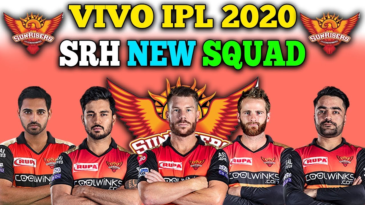 srh team jersey 2020