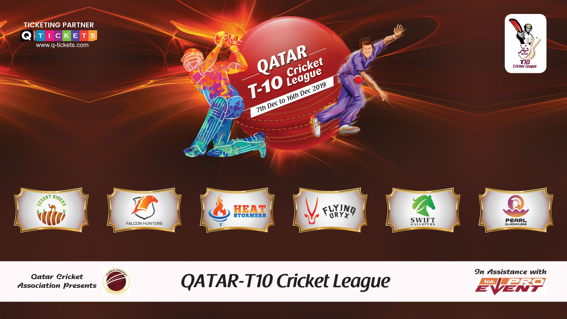 Qatar T10 League 2019 Points Table & Team Standings