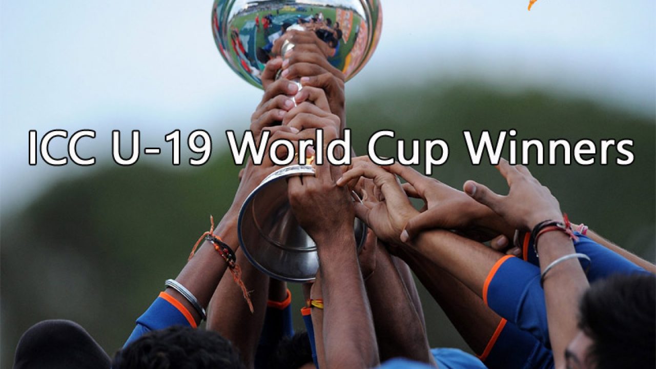 Icc Under 19 World Cup Winners List Since 19 To
