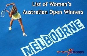 Women's Australian Open Winners | List of Australian Open Women's Champions