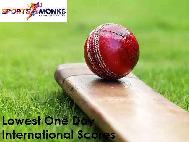 Lowest Score in ODI | One Day International lowest Score in History