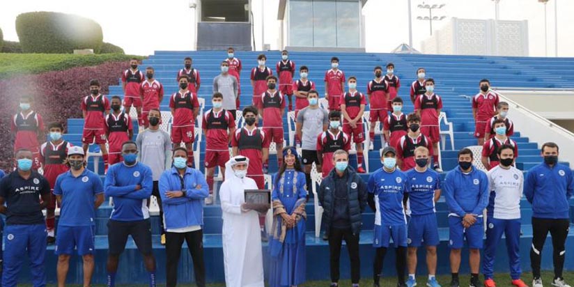 UNESCO Football World Heritage Official Visits Aspire Academy