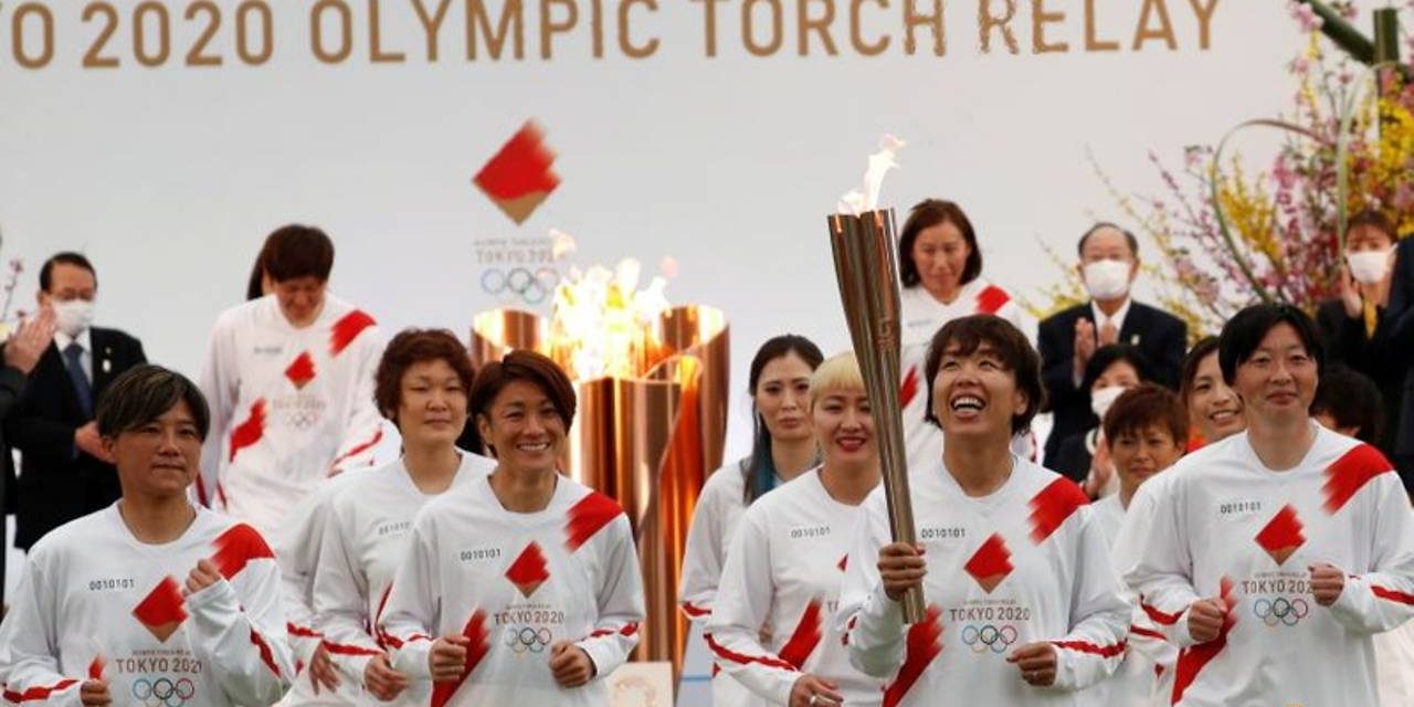 One year late, Tokyo Olympics torch relay gets up and running