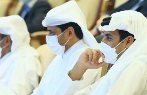 HH the Amir Attends Matches of Day 4 of Qatar Total Open