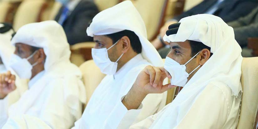 HH the Amir Attends Matches of Day 4 of Qatar Total Open