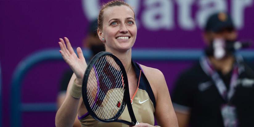 Qatar Total Open: Kvitova Powers Past Kontaveit to the Semi-Finals