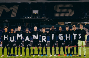 Germany show support for human rights before Iceland game