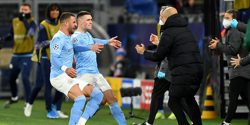 Man City reach Champions League semis with 2-1 win at Dortmund