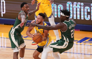 NBA roundup: Warriors edge Giannis-less Bucks