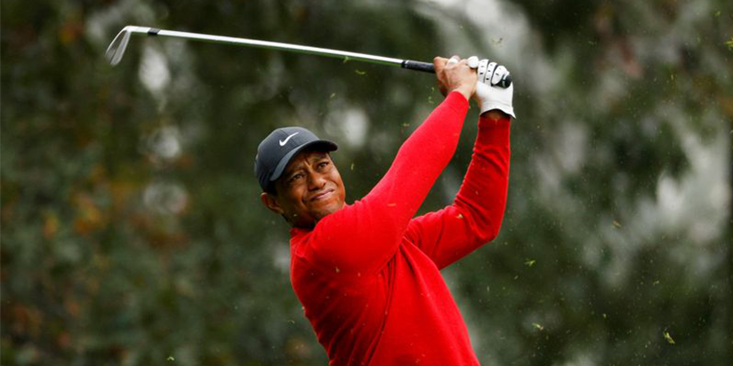 Tiger posts photo of himself on crutches, says rehab is ‘coming along’
