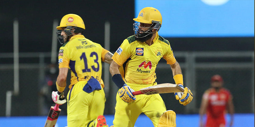 Moeen Ali hits 46 and Deepak Chahar takes 4-13 as Chennai Super Kings thump Punjab Kings in IPL