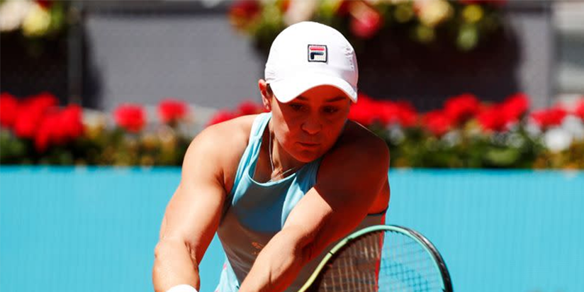 WTA roundup: Ashleigh Barty needs 3 sets to advance in Madrid