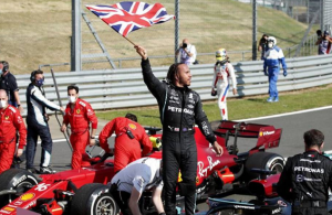 Hamilton takes eighth British win Verstappen in hospital