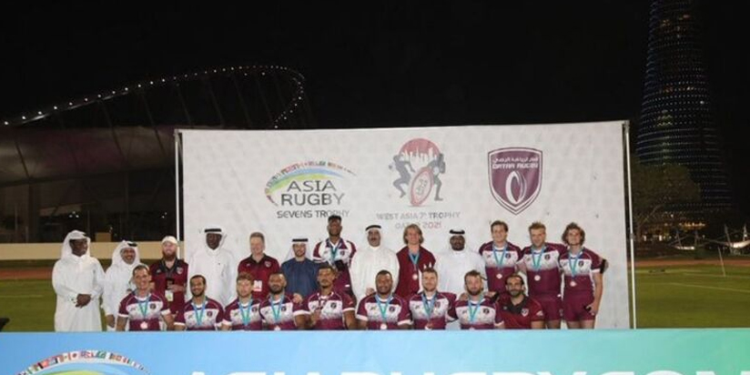 Qatar Men's Team Win Third Place in West Asia Rugby 7s Trophy 2021