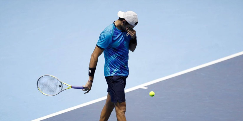 Berrettini's ATP Finals campaign under doubt after injury retirement