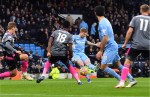 Kevin De Bruyne's Left-Foot Stunner In Goal Fest vs Leicester City In Premier League