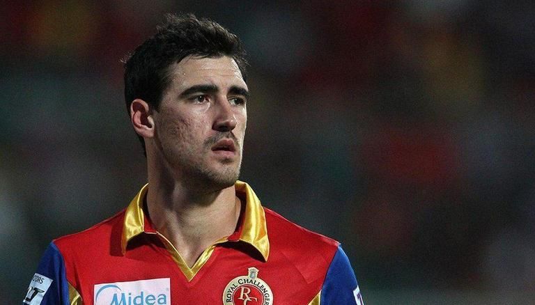 Mitchell Starc, the former Royal Challengers Bangalore player.