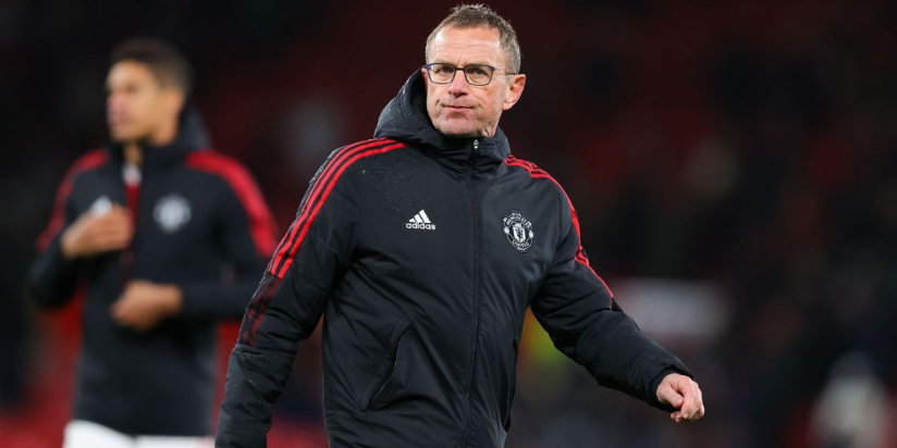 Manchester United manager Ralf Rangnick