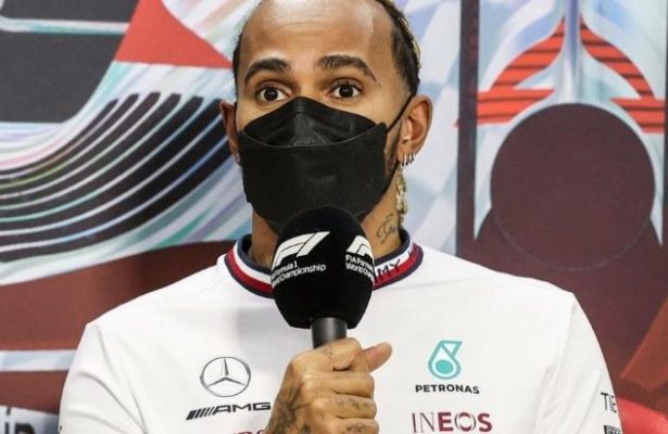 Lewis Hamilton in an F1 Press Conference