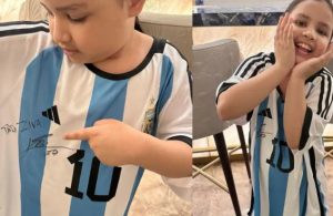 Lionel Messi Gifts to MS Dhoni's Daughter