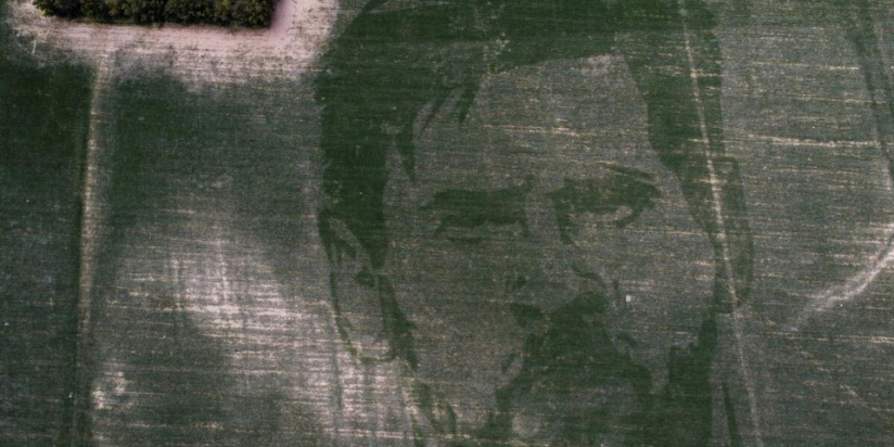 124-Acre Image of Lionel Messi