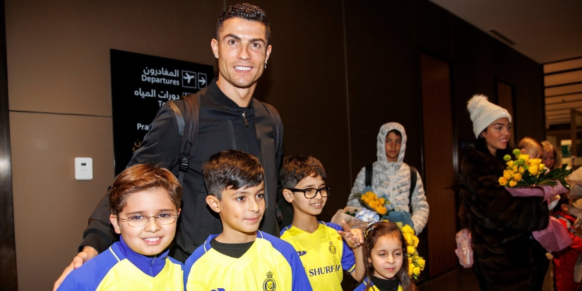 Ronaldo Arrives in Saudi Arabia
