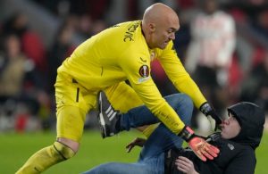 Goalkeeper Attacked by Fan