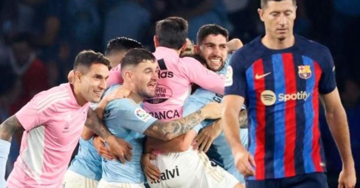 Celta Vigo beat Champion Barca