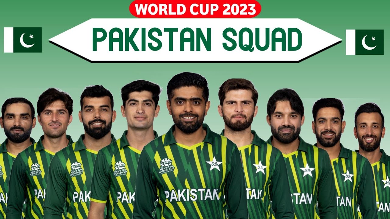 Pakistan Squad List for ICC World Cup 2023