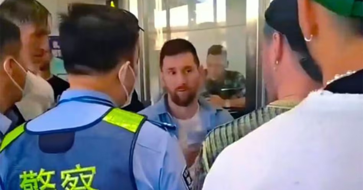 Messi detained in China