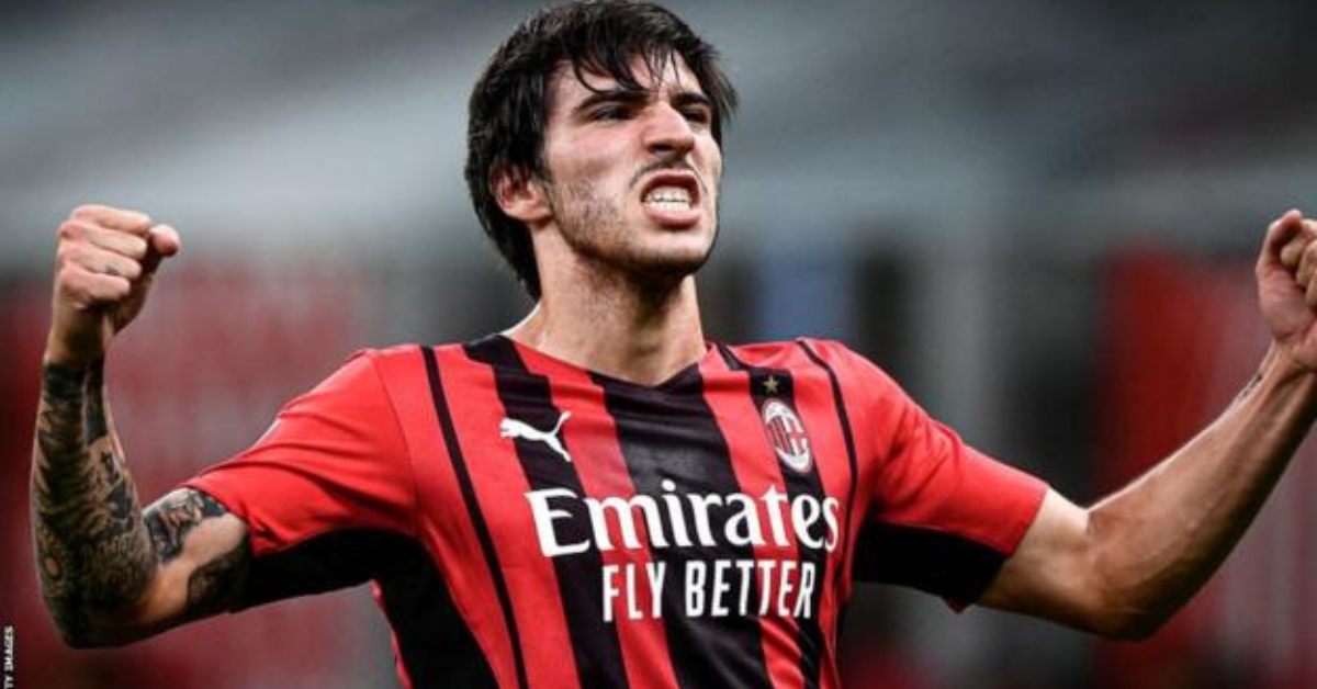 Sandro Tonali from AC Milan