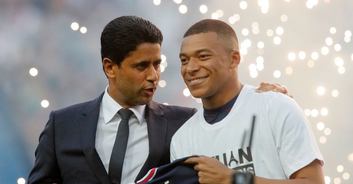 Al-Khelaifi and Mbappe