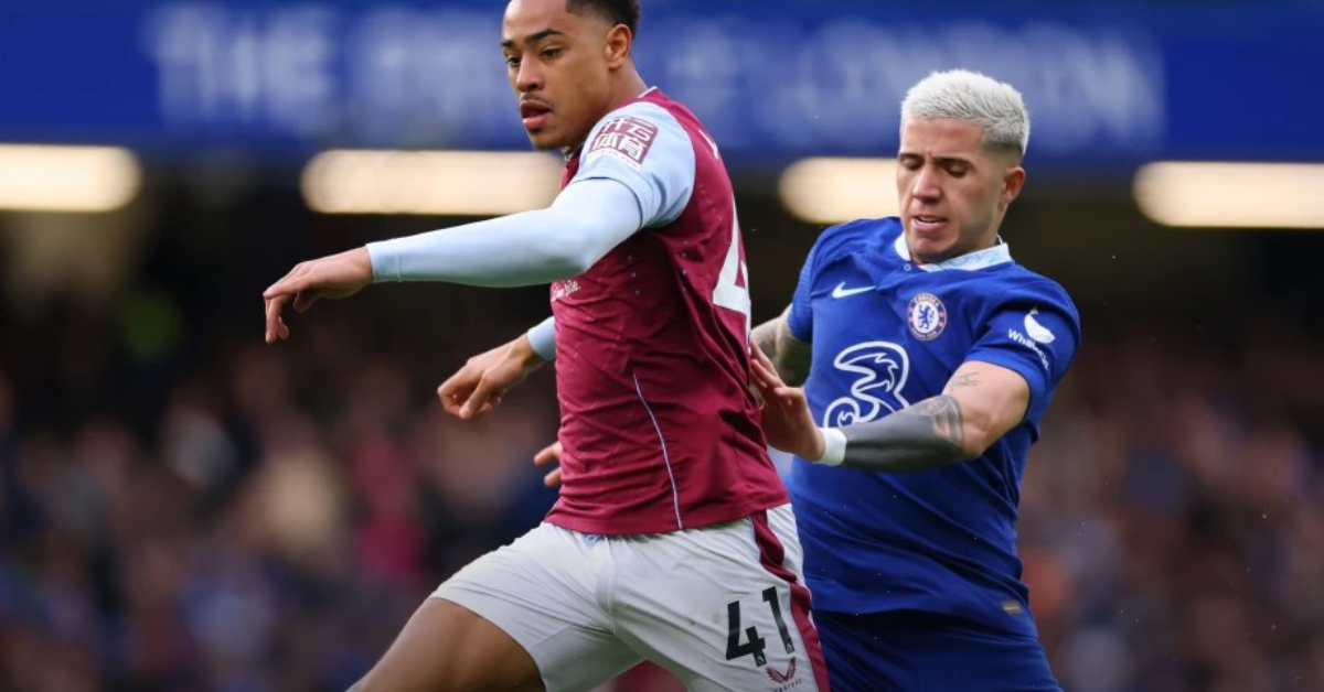 Our home game against Aston Villa