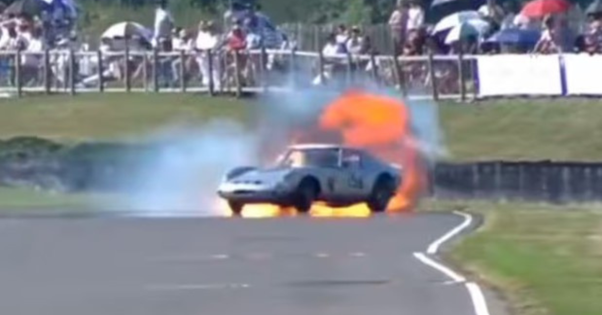 Karun Chandhok's Escape from Fiery Car"